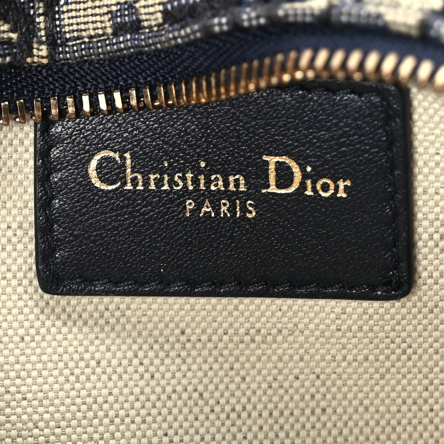 Christian Dior Oblique Belt Pouch Blue