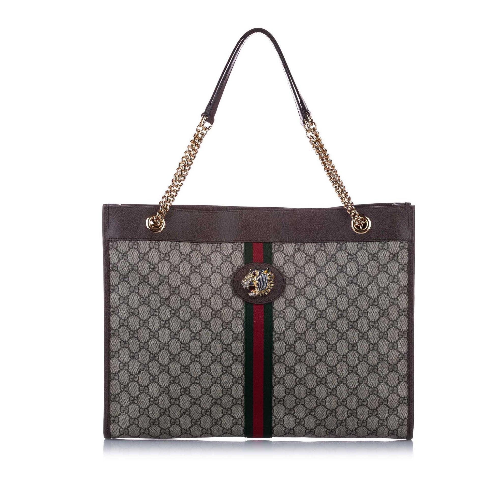 Gucci Chain Leather Tote