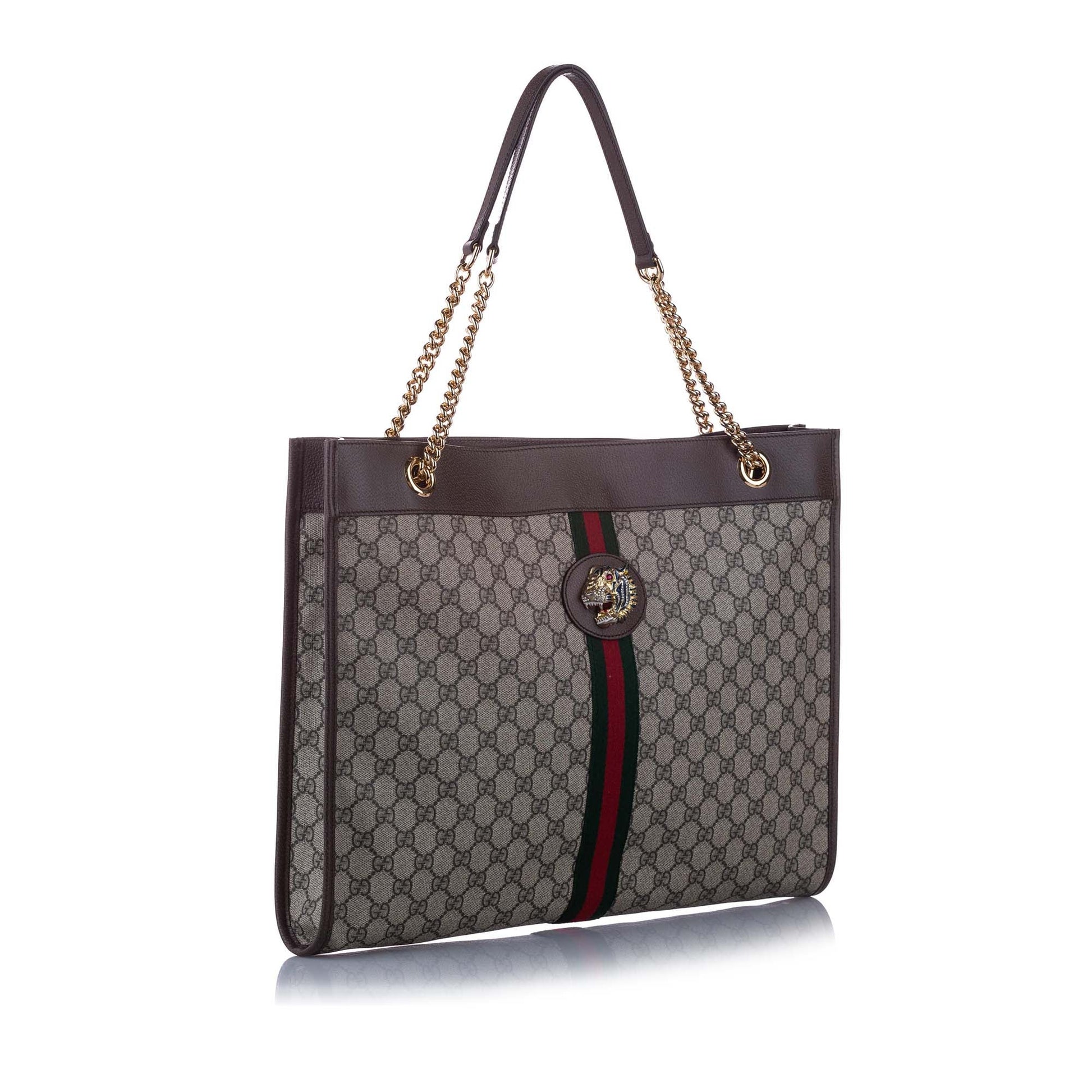 Gucci Chain Leather Tote