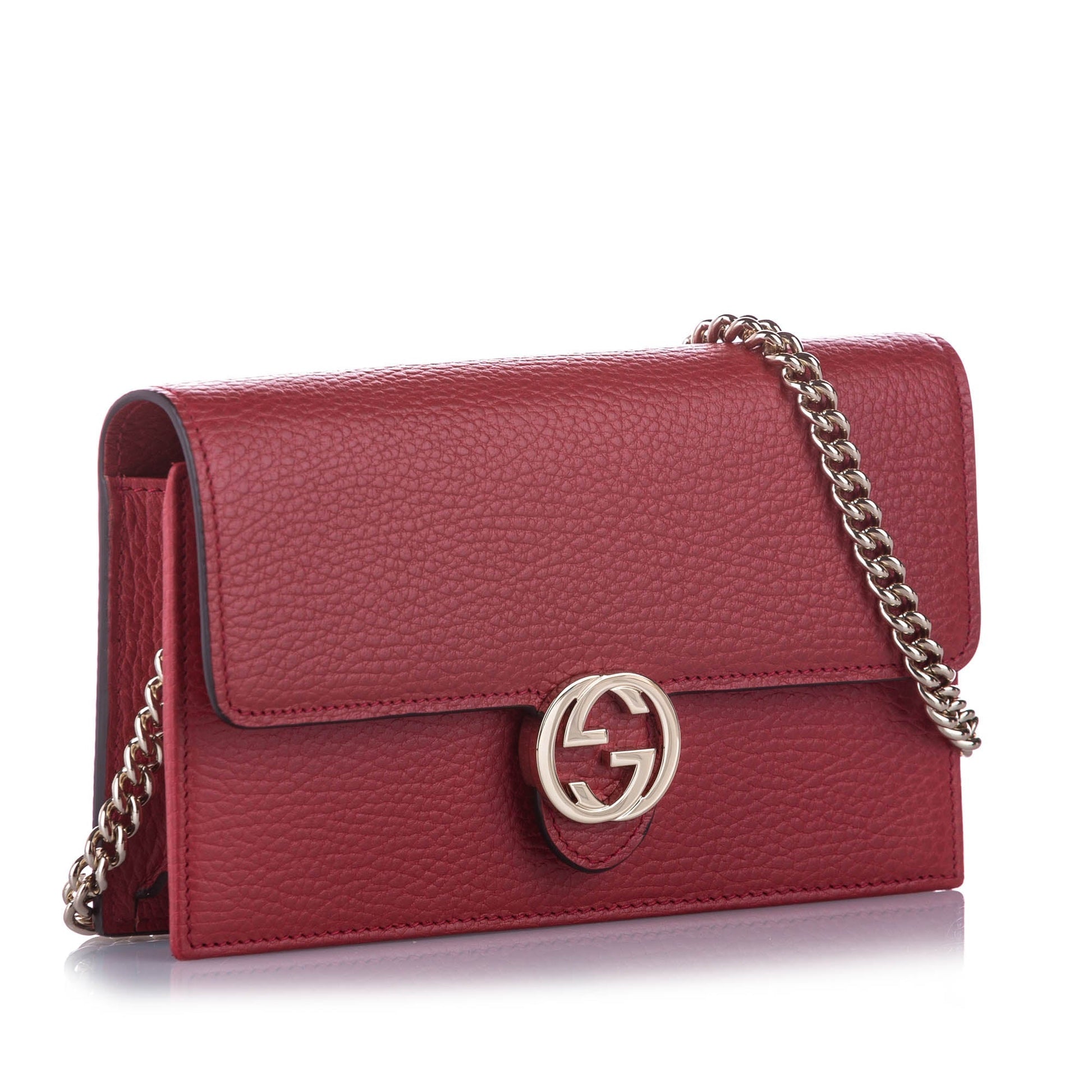 Gucci Chain Leather Crossbody