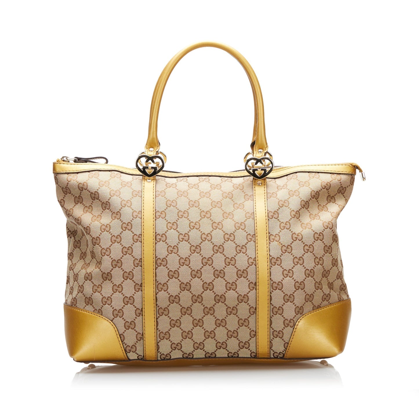 Gucci Leather Canvas Tote Style 35