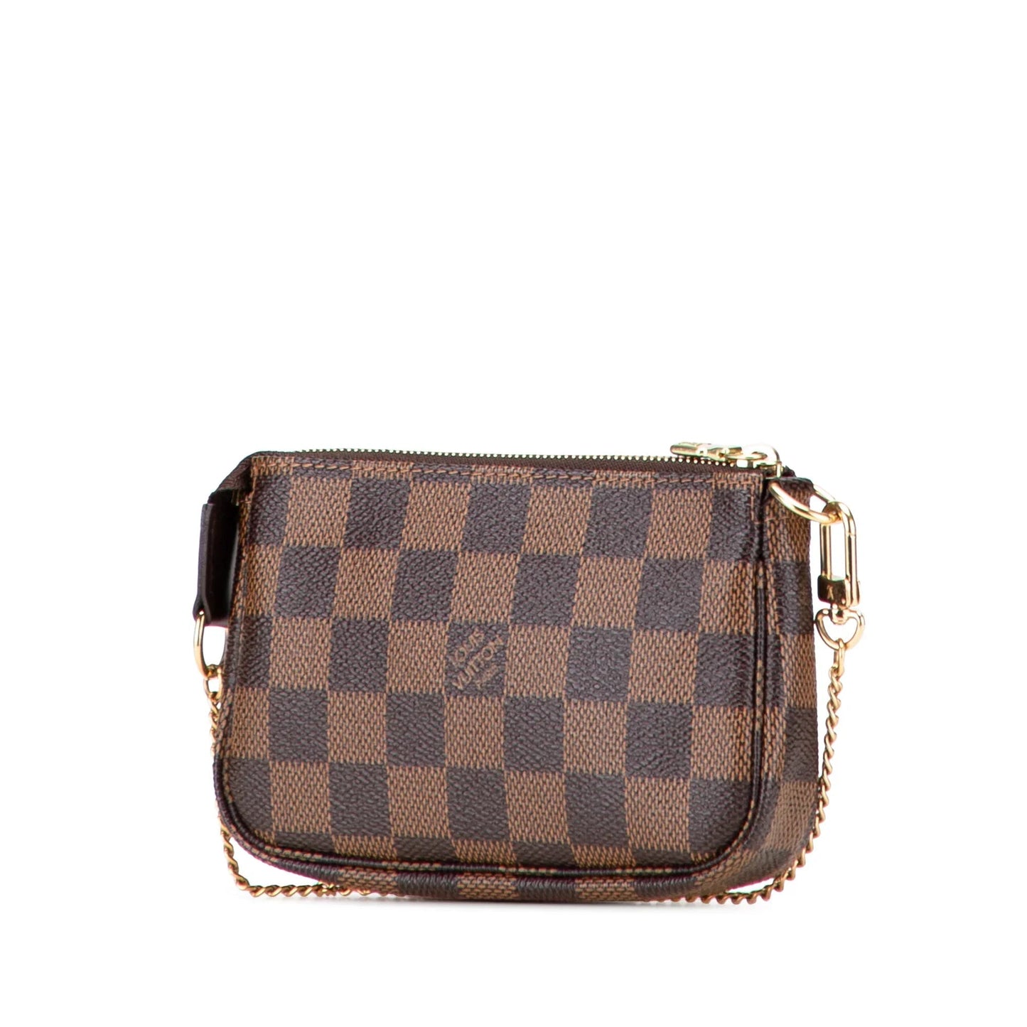 Brown Louis Vuitton Damier Ebene Trunks and Bags Mini Pochette Accessoires