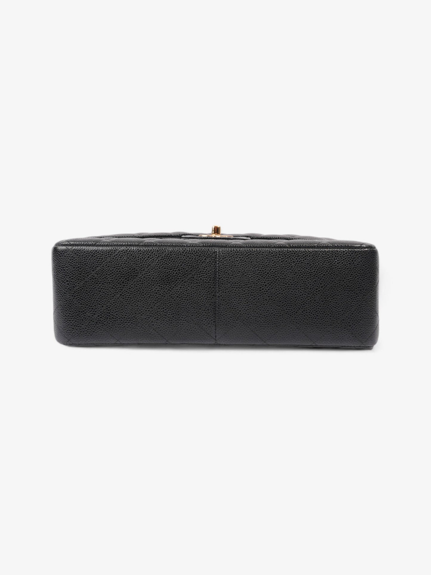 Chanel Classic Double Flap Black Caviar Leather Jumbo