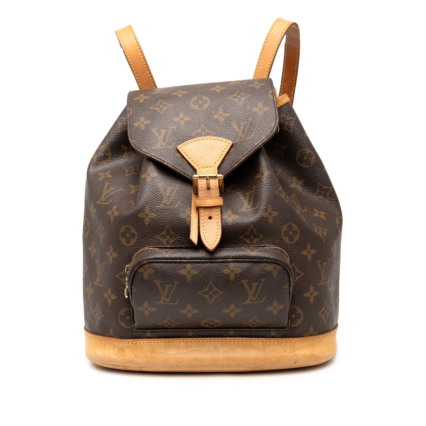 Brown Louis Vuitton Monogram Montsouris PM Backpack
