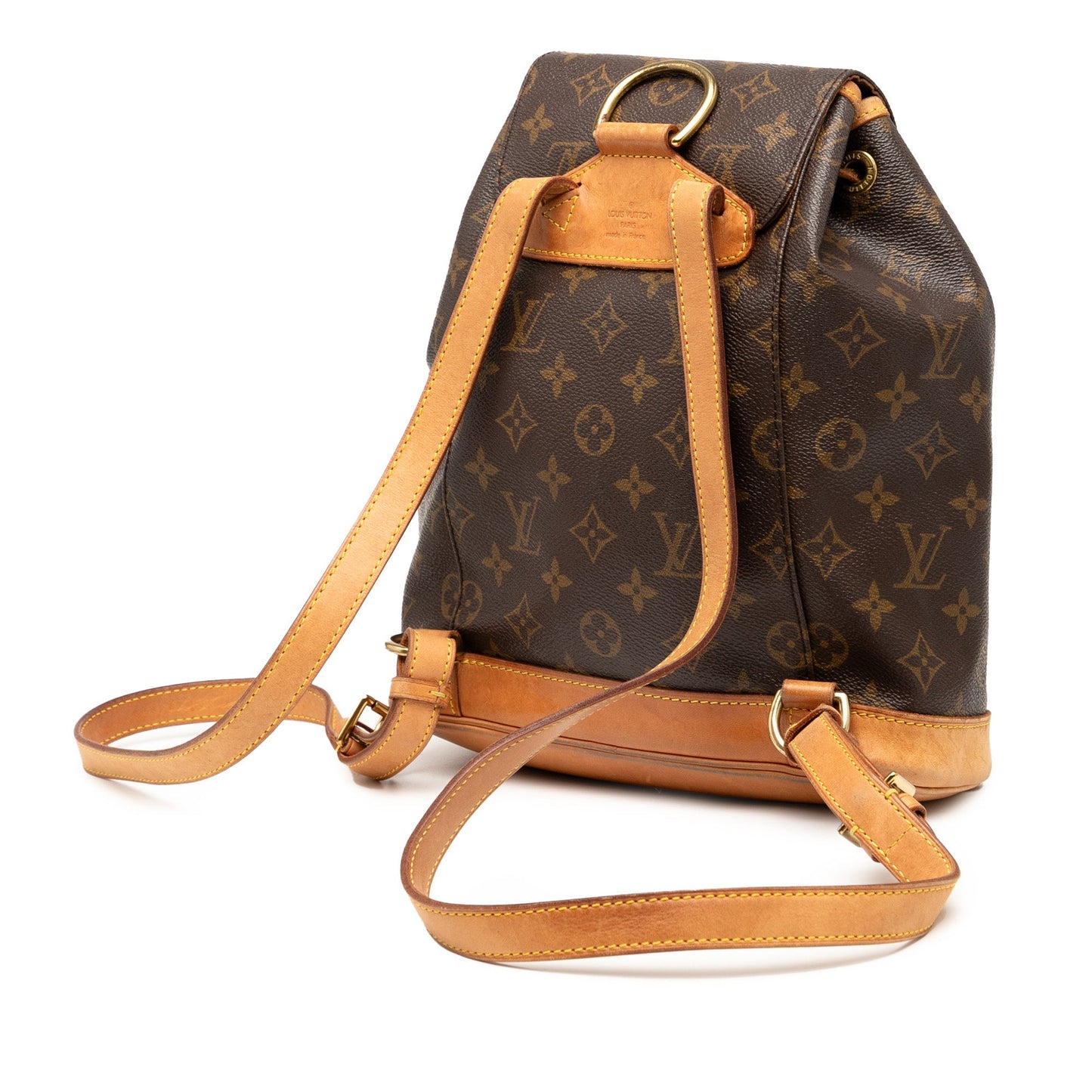 Brown Louis Vuitton Monogram Montsouris PM Backpack