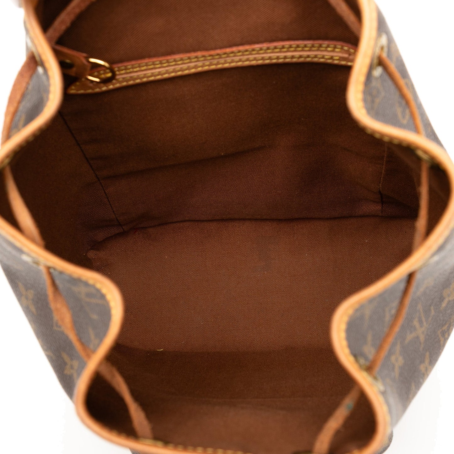 Brown Louis Vuitton Monogram Montsouris PM Backpack