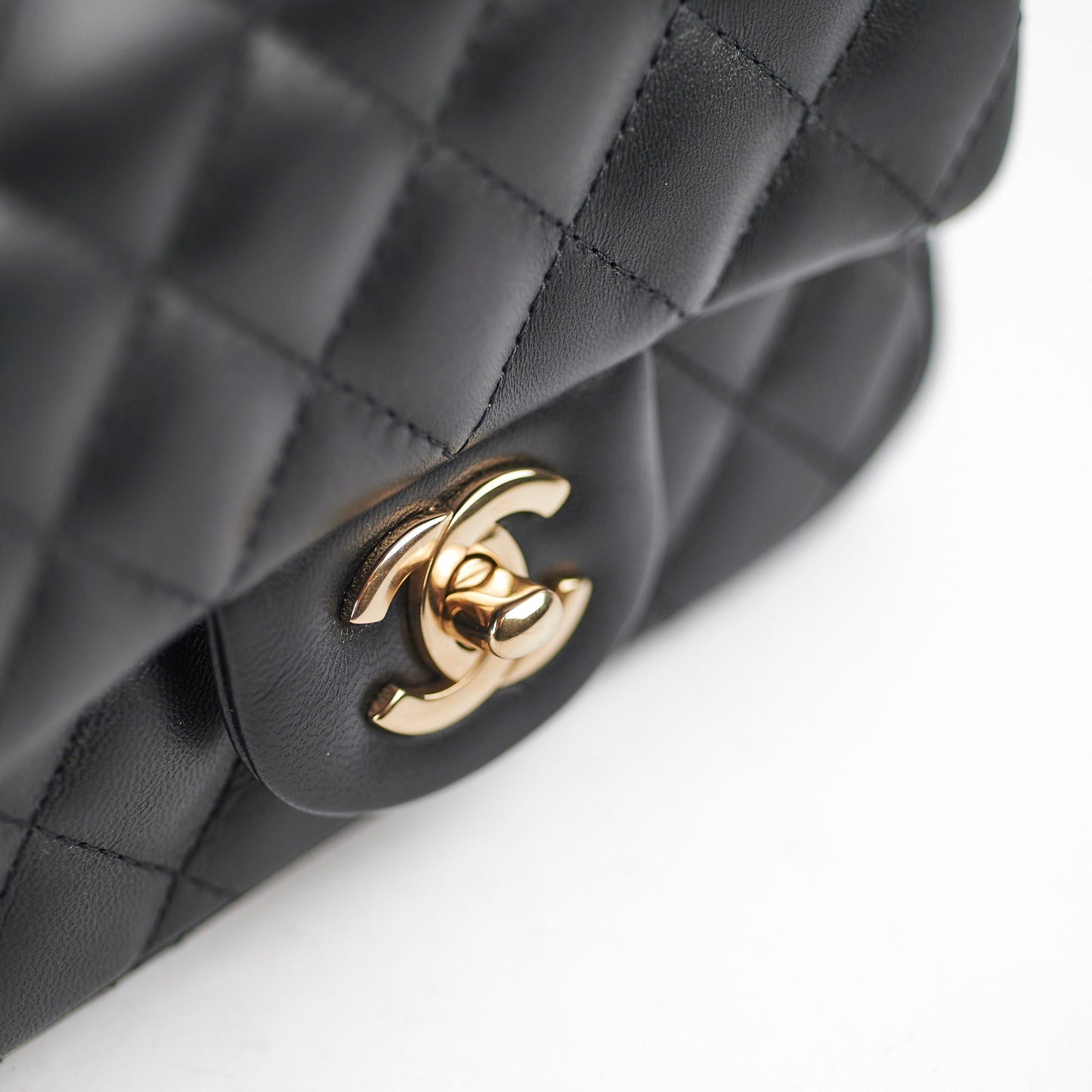 Chanel Classic Square Flap Lambskin Black