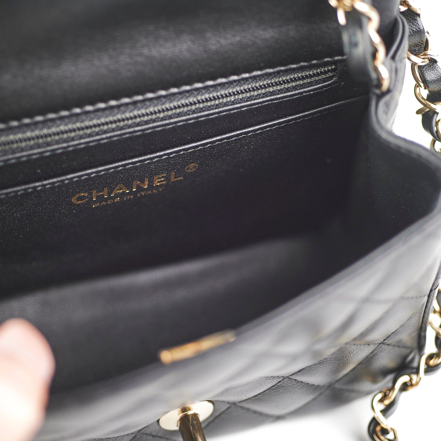Chanel Classic Square Flap Lambskin Black