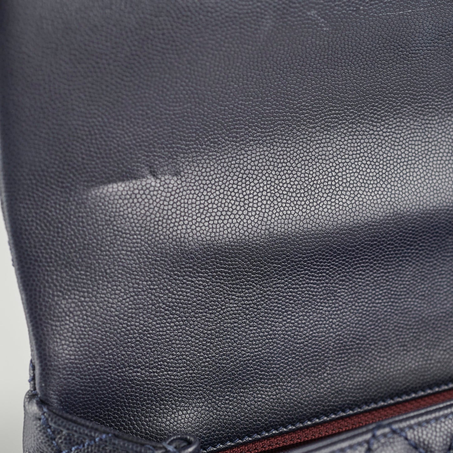 Chanel Caviar Large Coco Handle Navy 21series