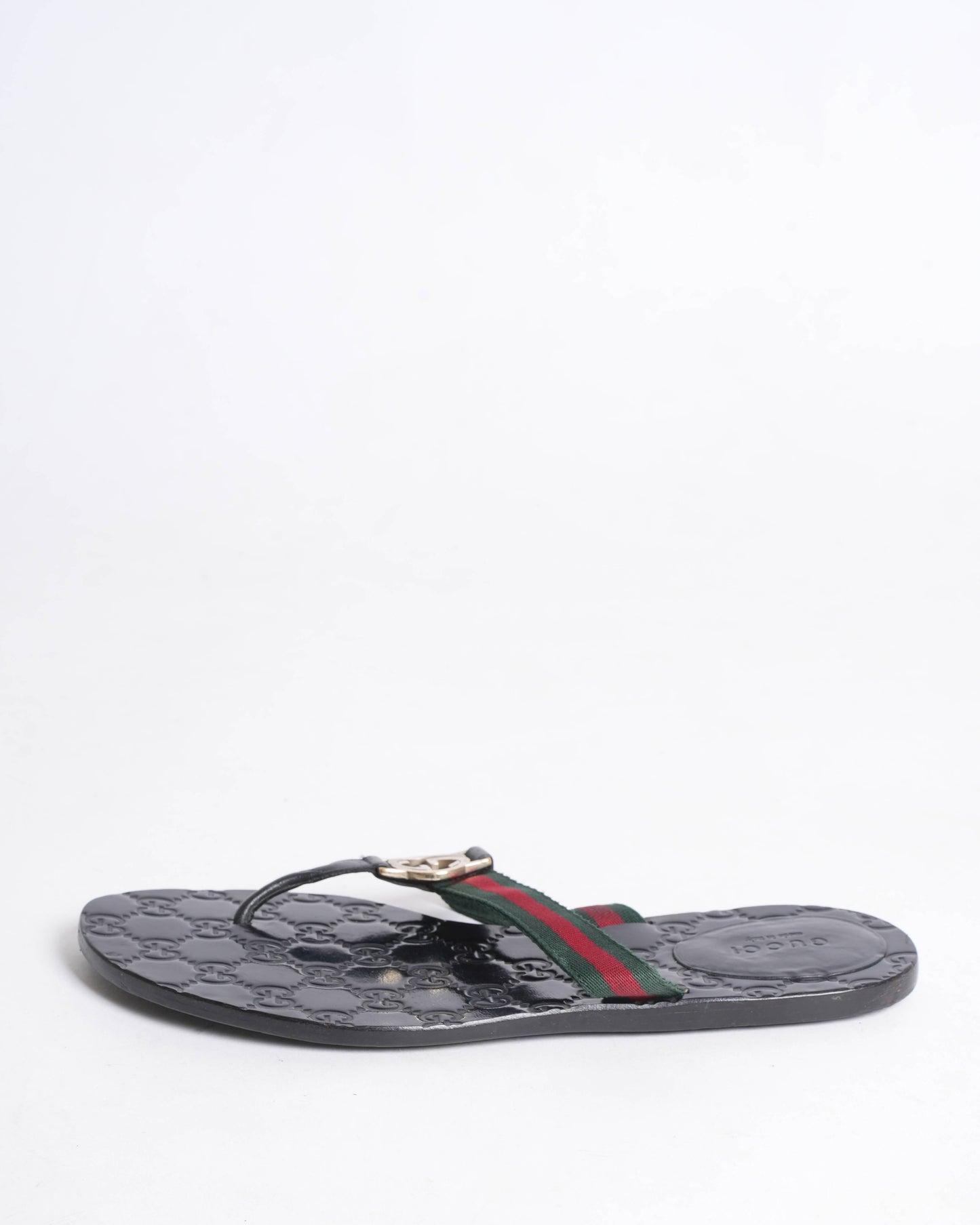 Gucci  Double G leather sandal