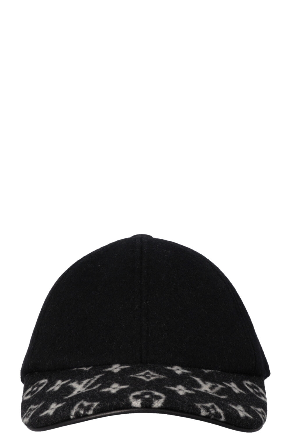 LOUIS VUITTON Cap Wool MNG Black