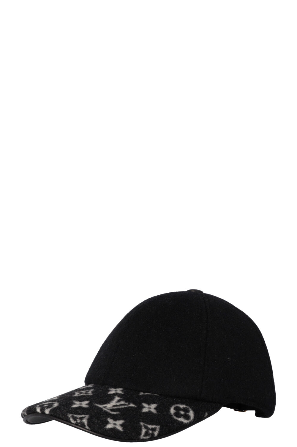 LOUIS VUITTON Cap Wool MNG Black