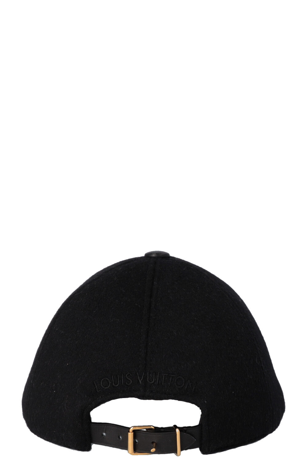 LOUIS VUITTON Cap Wool MNG Black