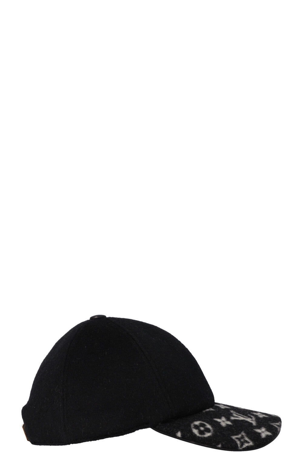 LOUIS VUITTON Cap Wool MNG Black