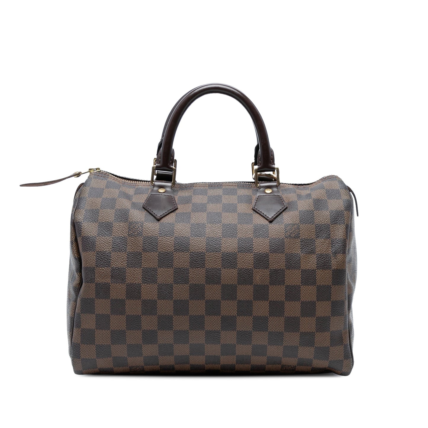 Brown Louis Vuitton Damier Ebene Speedy 30 Boston Bag