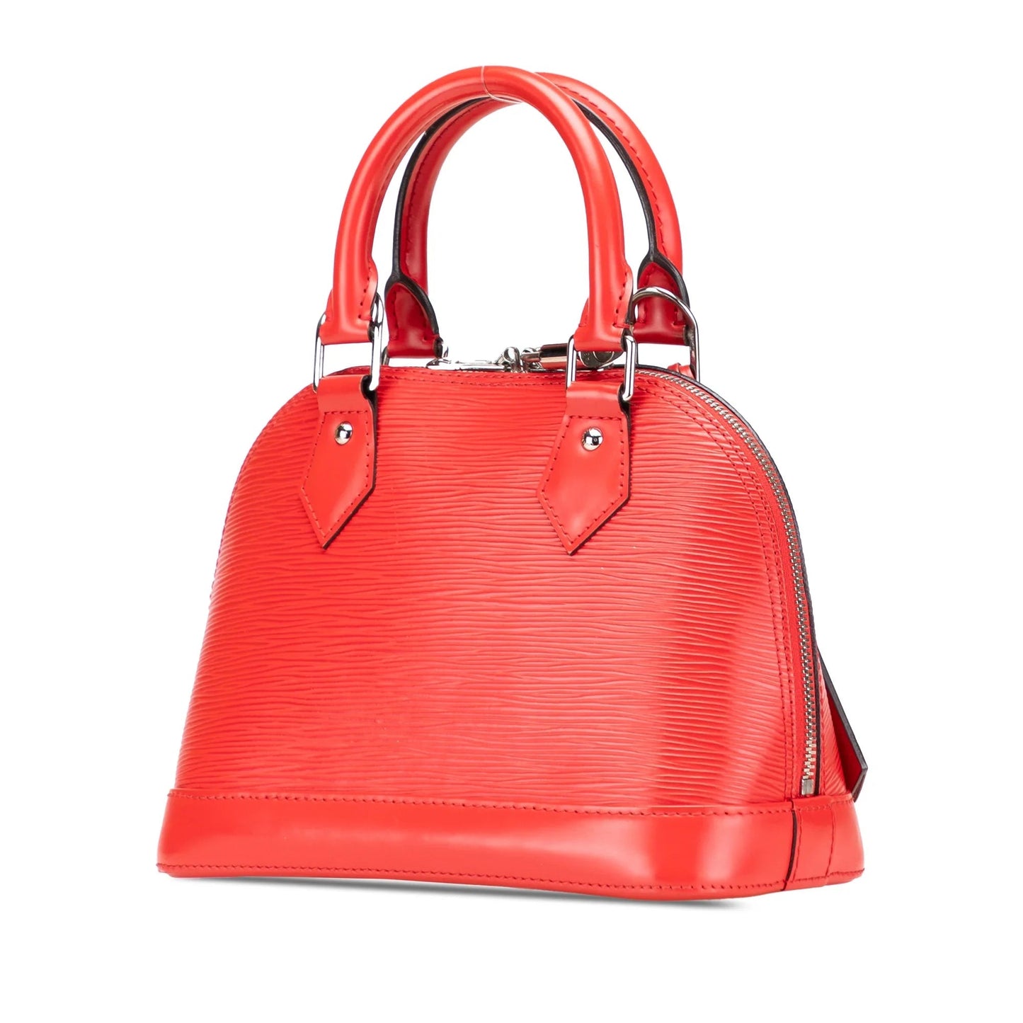 Red Louis Vuitton Epi Alma BB Satchel