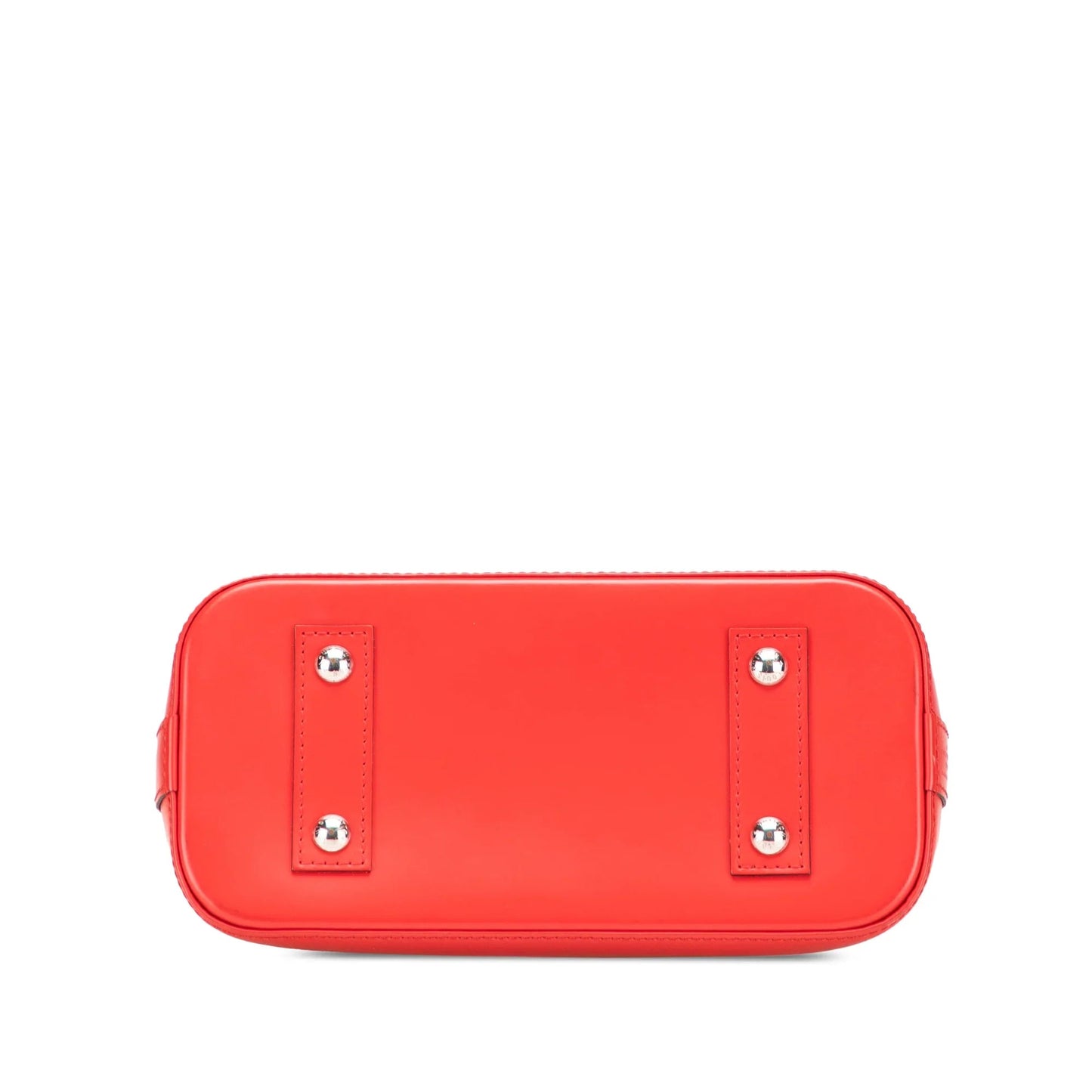 Red Louis Vuitton Epi Alma BB Satchel