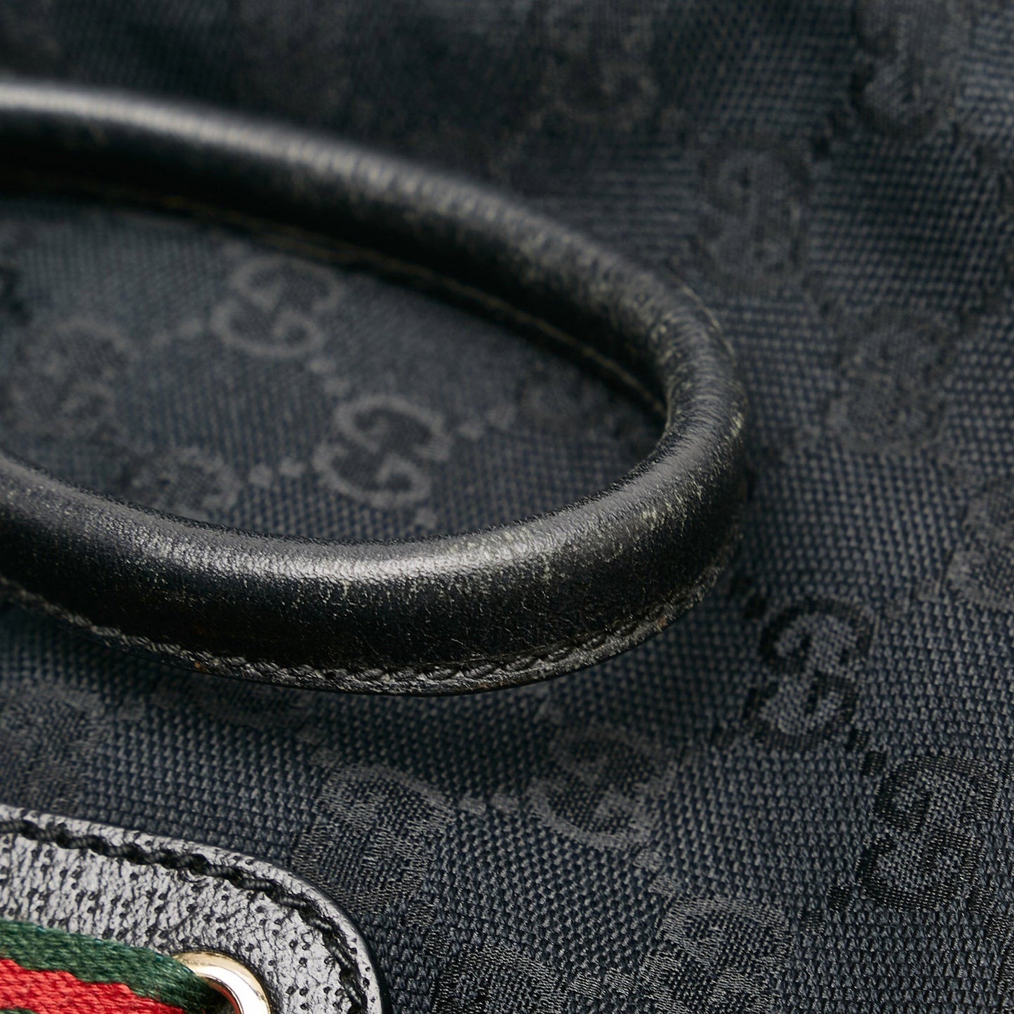 Gucci Princy Leather Canvas Tote Style 3