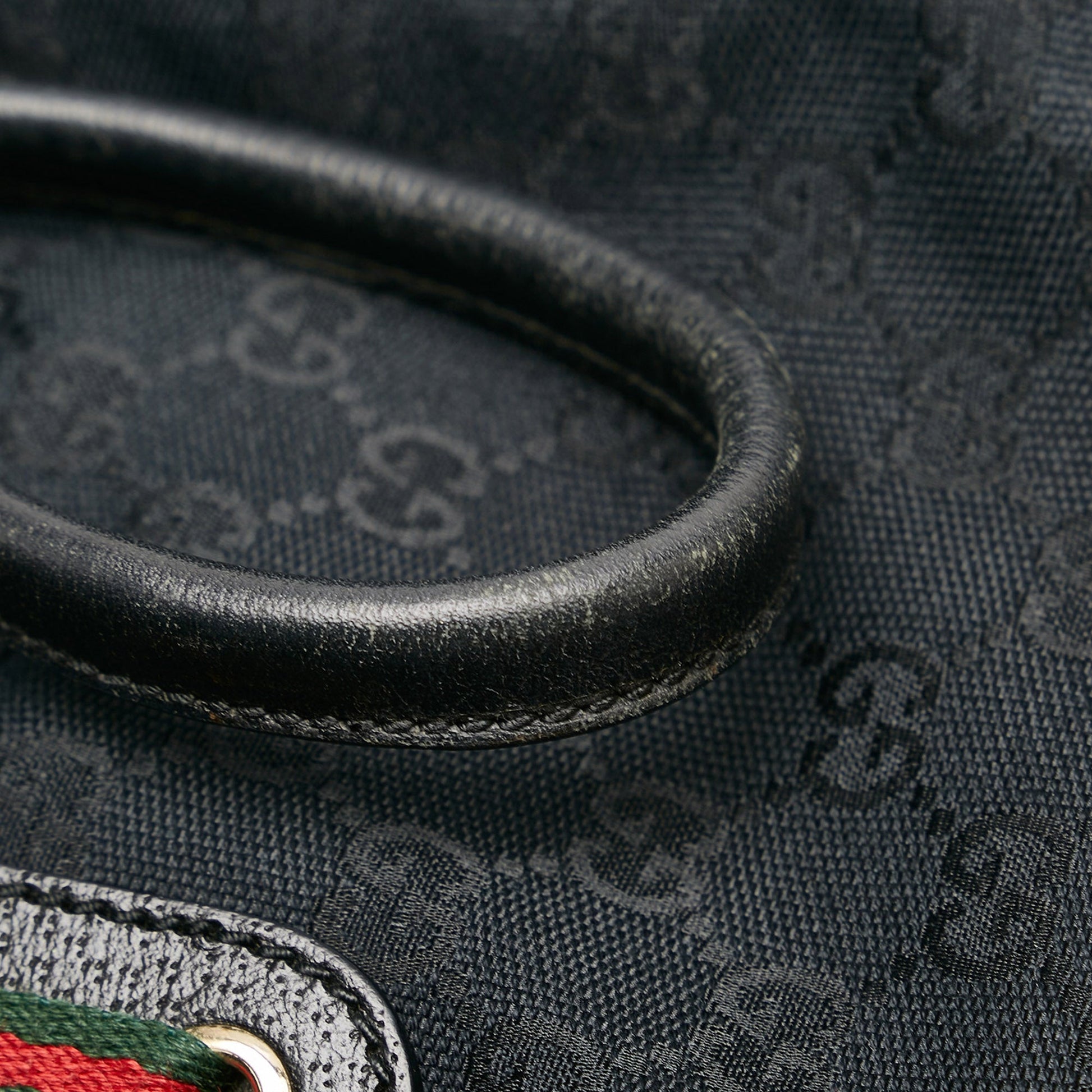 Gucci Princy Leather Canvas Tote Style 3