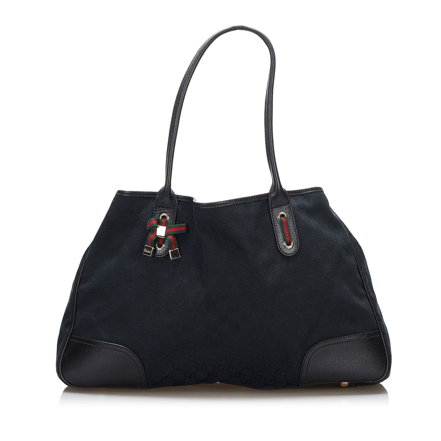 Gucci Princy Leather Canvas Tote Style 3