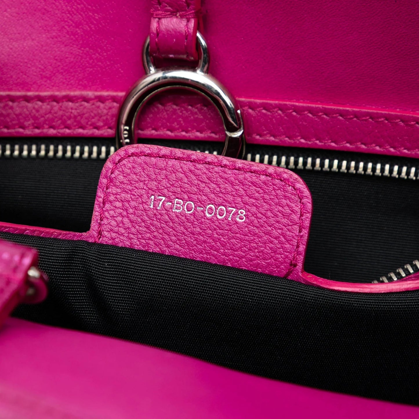 Pink Dior Medium Leather 61 Hobo