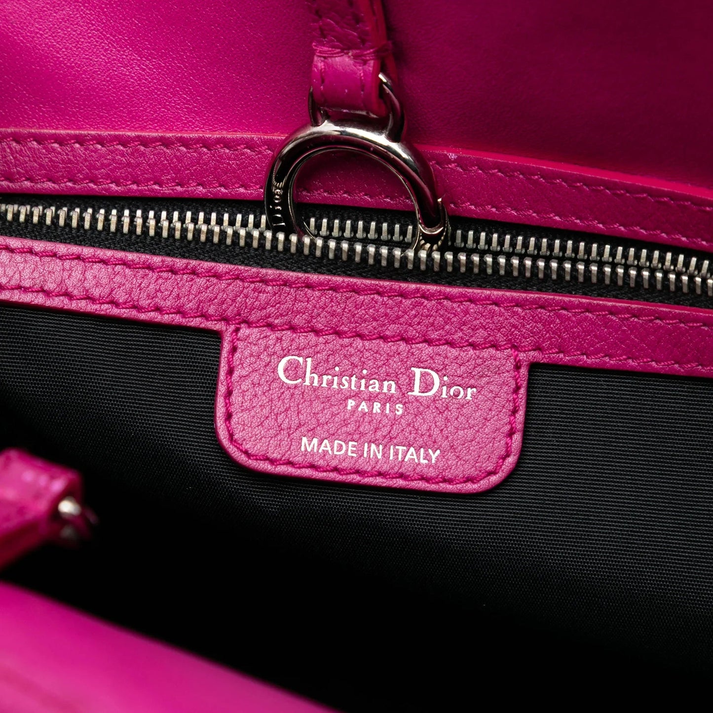 Pink Dior Medium Leather 61 Hobo