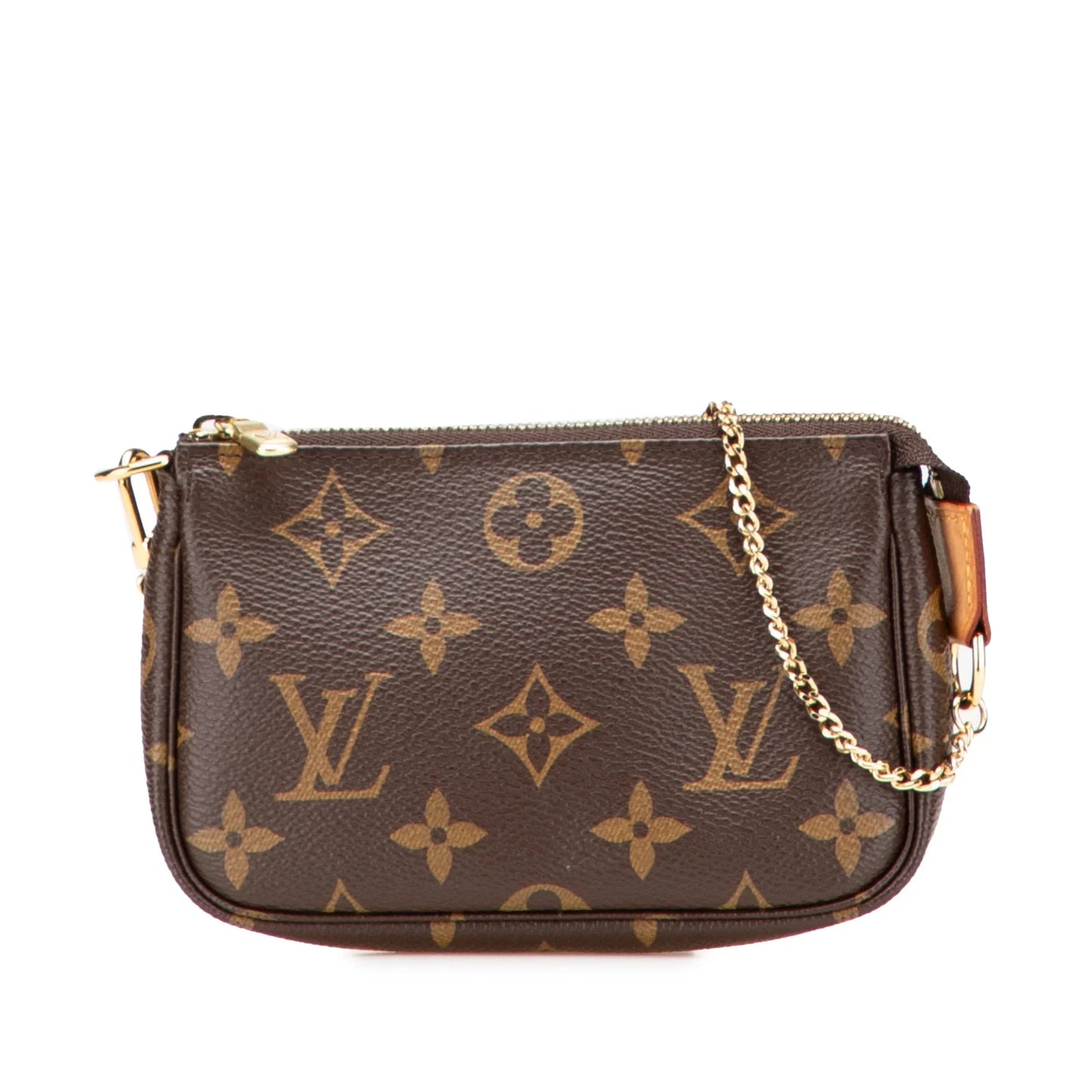 Brown Louis Vuitton Monogram Mini Pochette Accessoires Handbag
