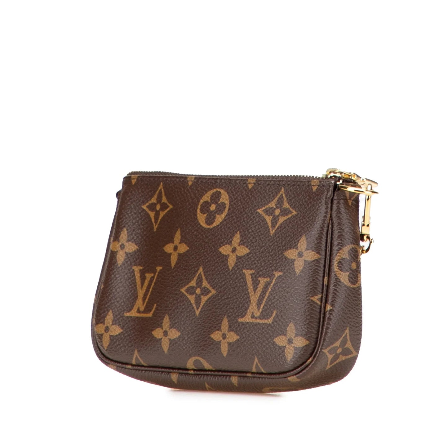 Brown Louis Vuitton Monogram Mini Pochette Accessoires Handbag