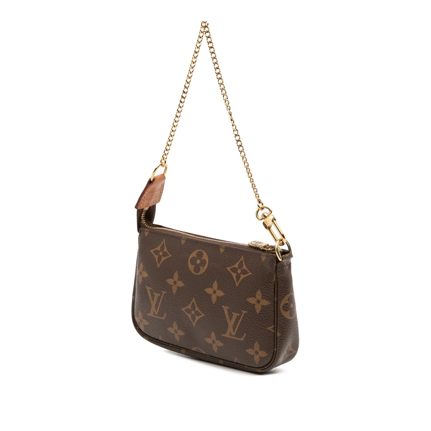 Brown Louis Vuitton Monogram Mini Pochette Accessoires Handbag