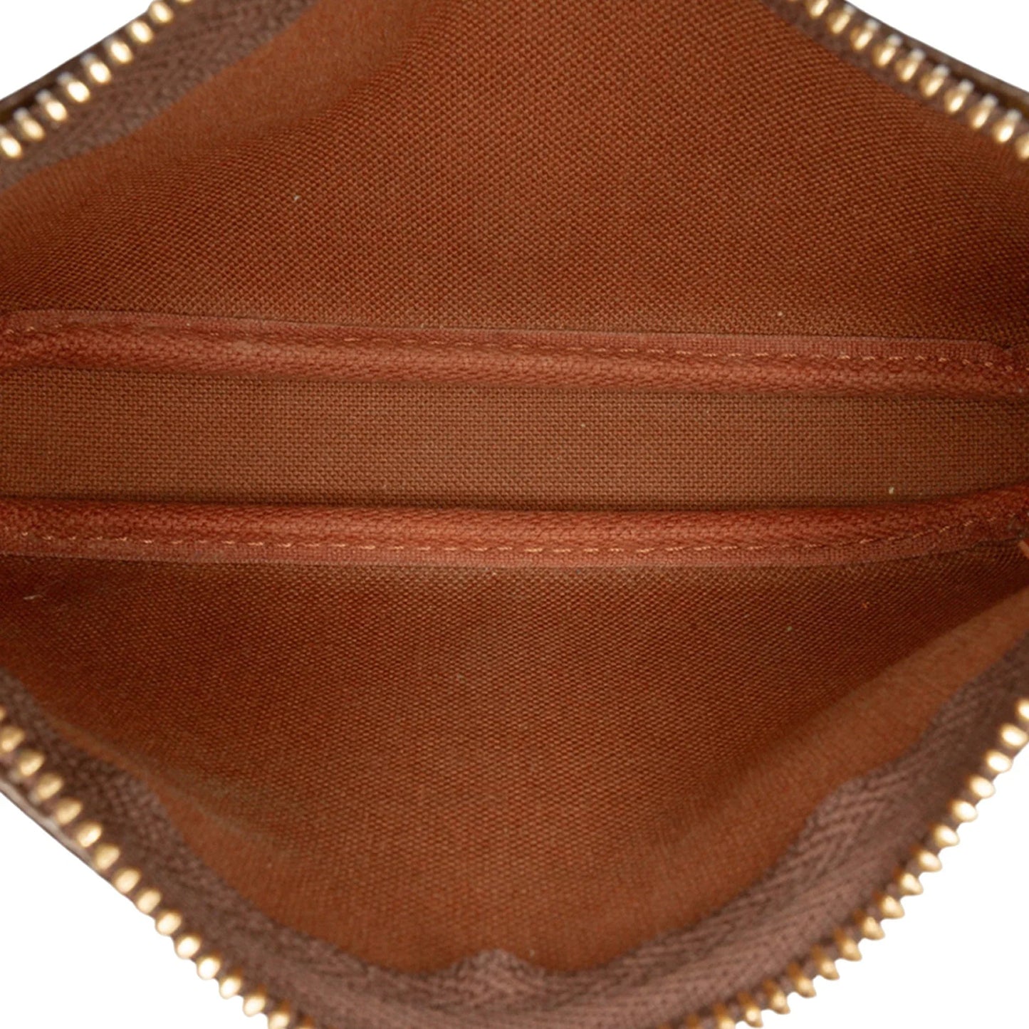 Brown Louis Vuitton Monogram Mini Pochette Accessoires Handbag