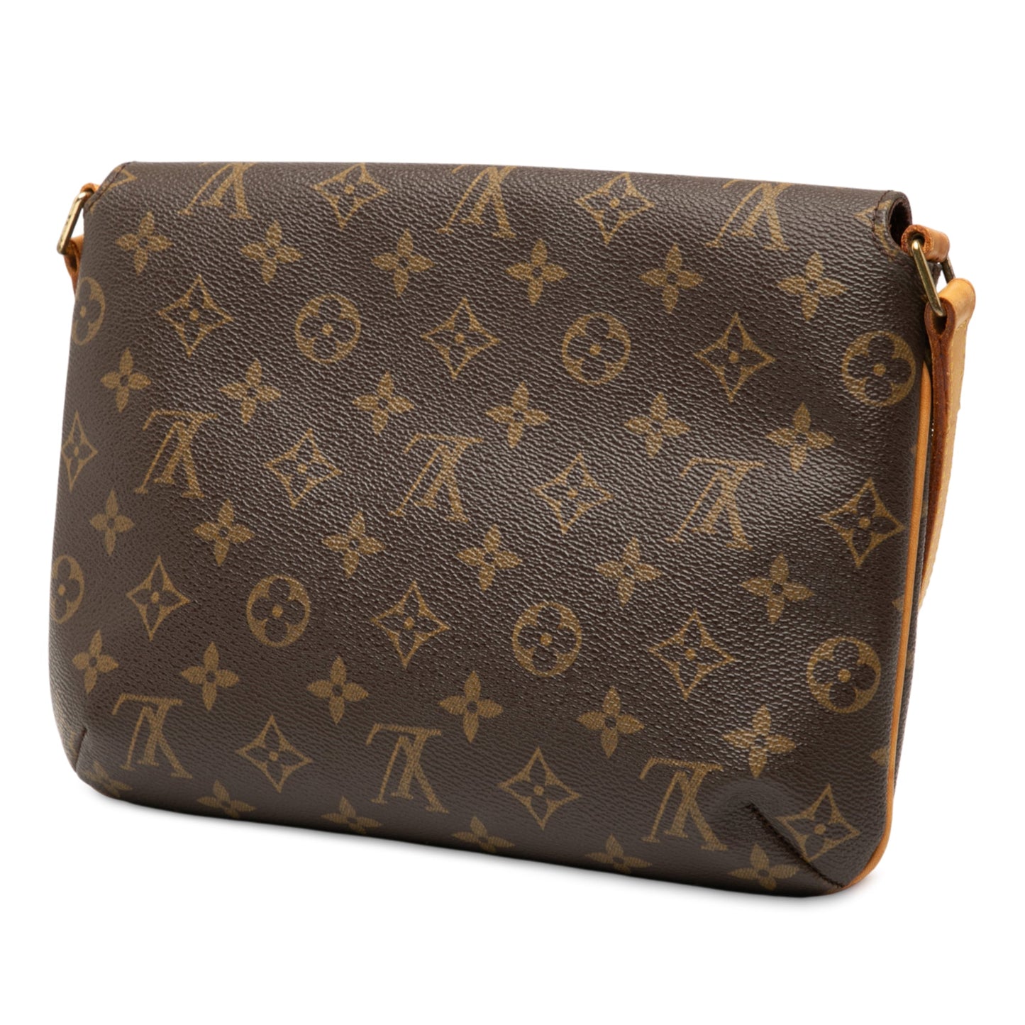 Brown Louis Vuitton Monogram Mtte Tango Long Strap Crossbody Bag