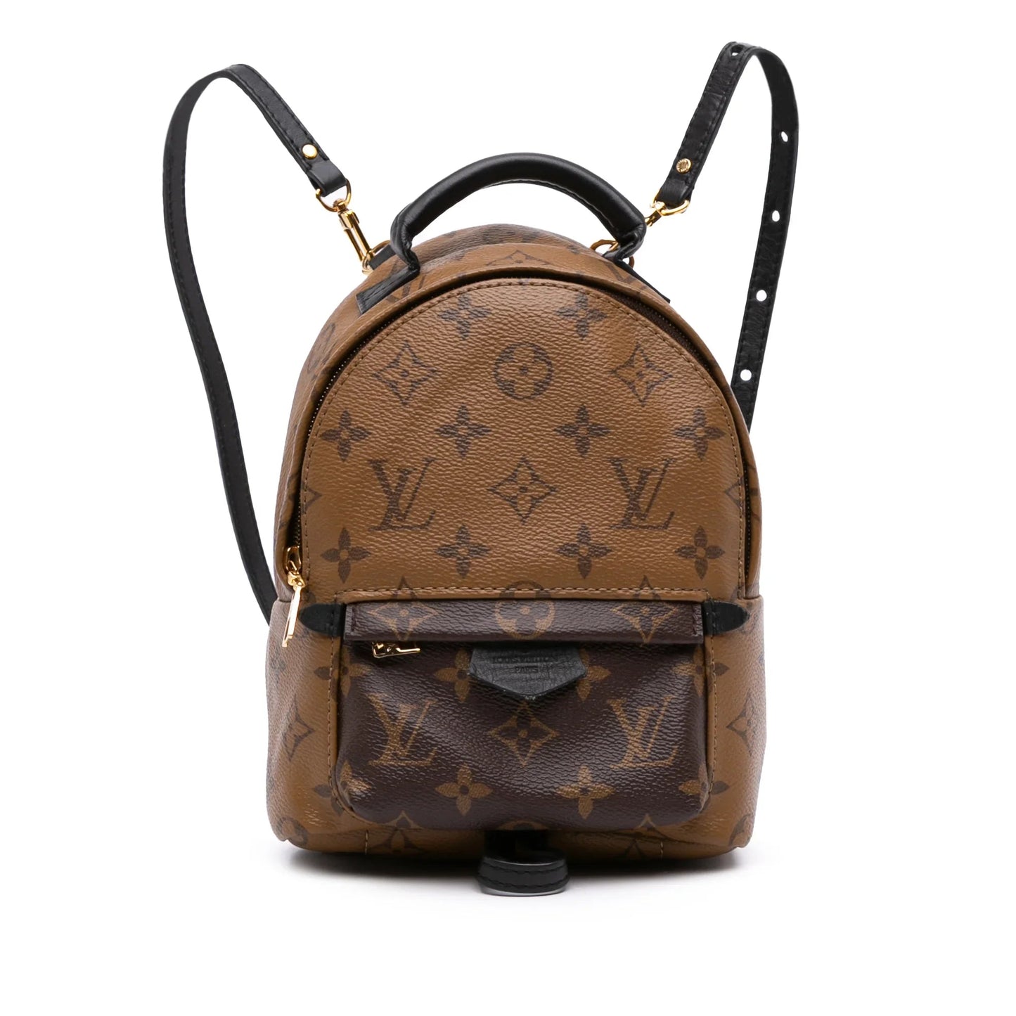 Brown Louis Vuitton Monogram Reverse Mini Palm Springs Backpack