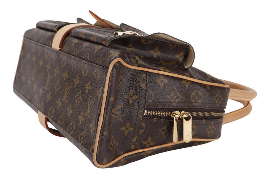 LOUIS VUITTON M40025 MANHATTAN GM MONOGRAM CANVAS GOLD HARDWARE WITH DUST COVER