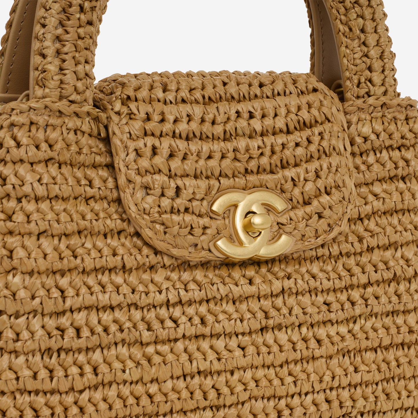 Chanel Small Kelly Re-Edition - Braided Raffia | Gold Hardware