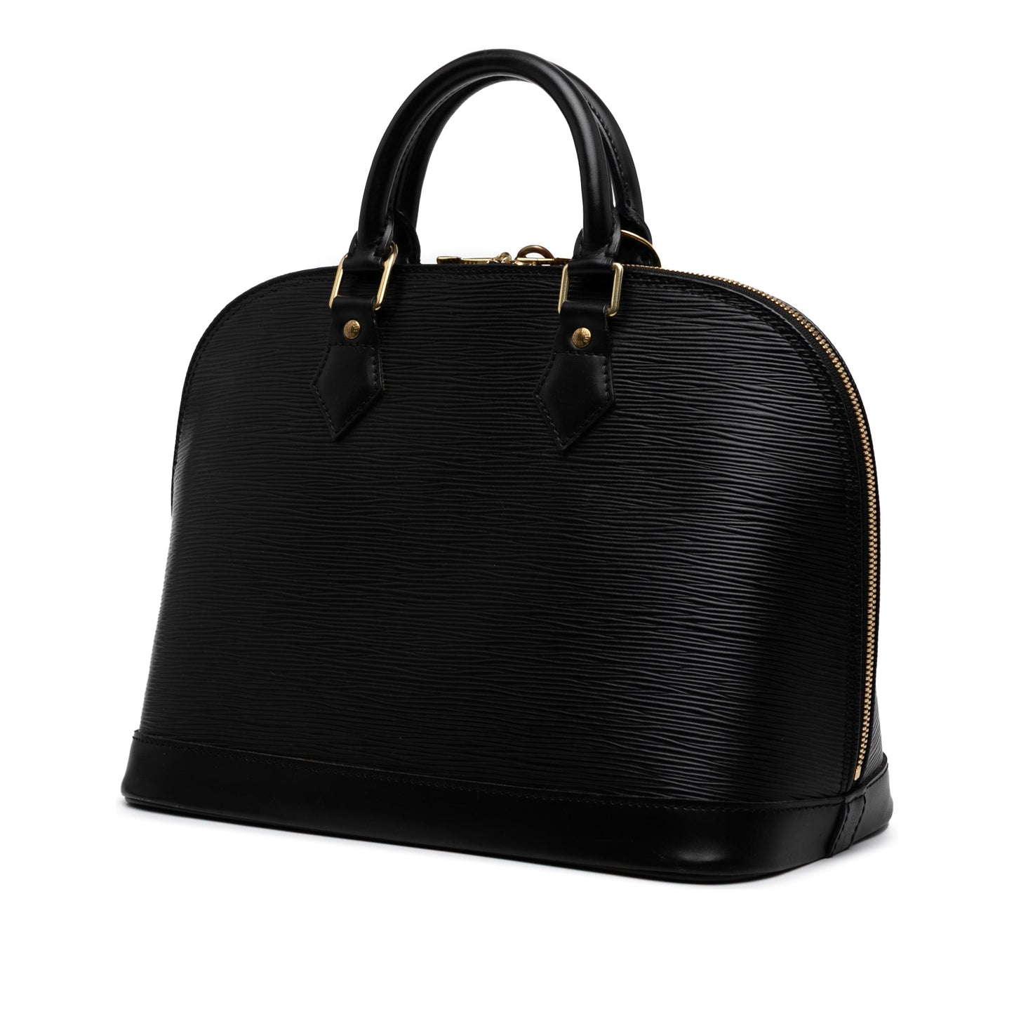 Black Louis Vuitton Epi Alma PM Handbag
