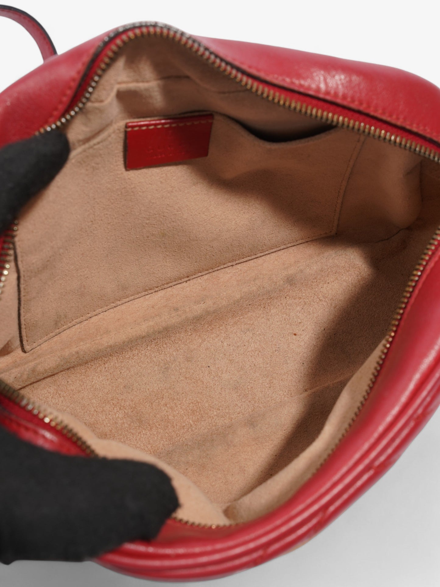 Gucci Marmont Red Matelasse Leather Small