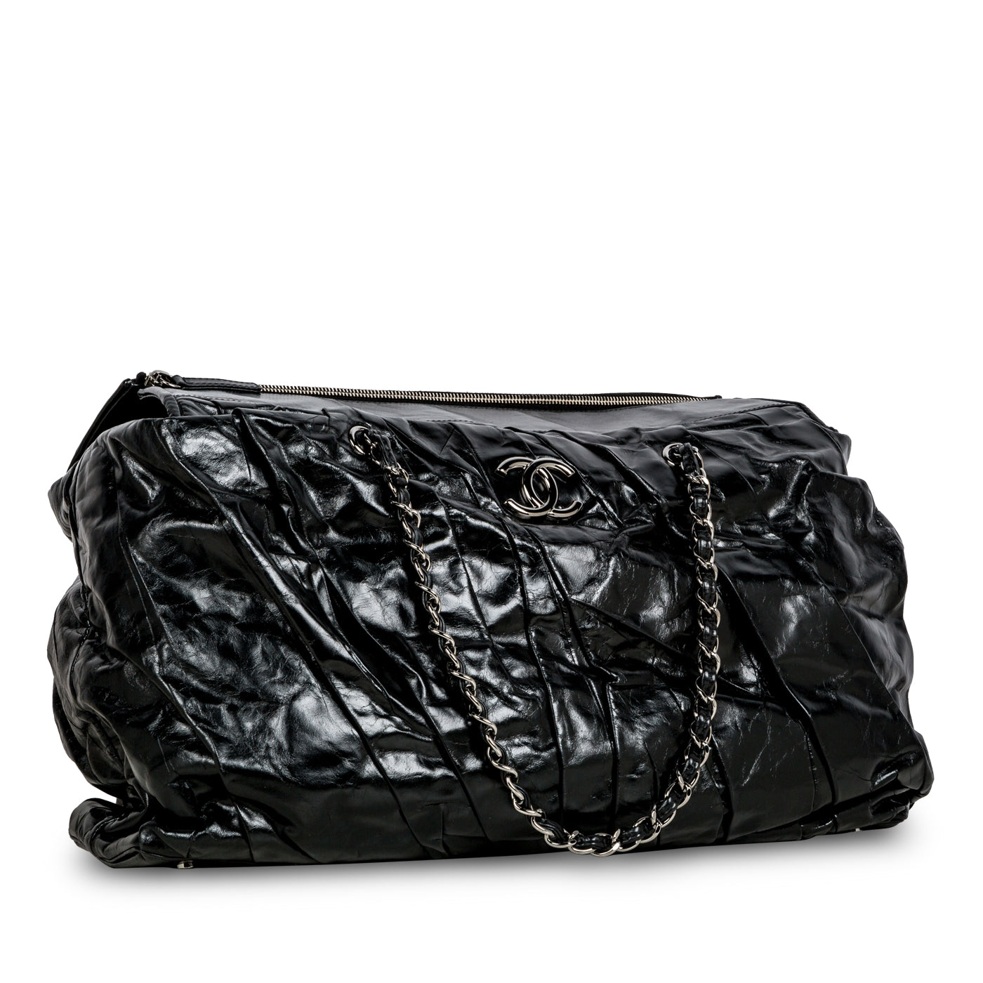 Chanel XL Distressed Shopping Tote