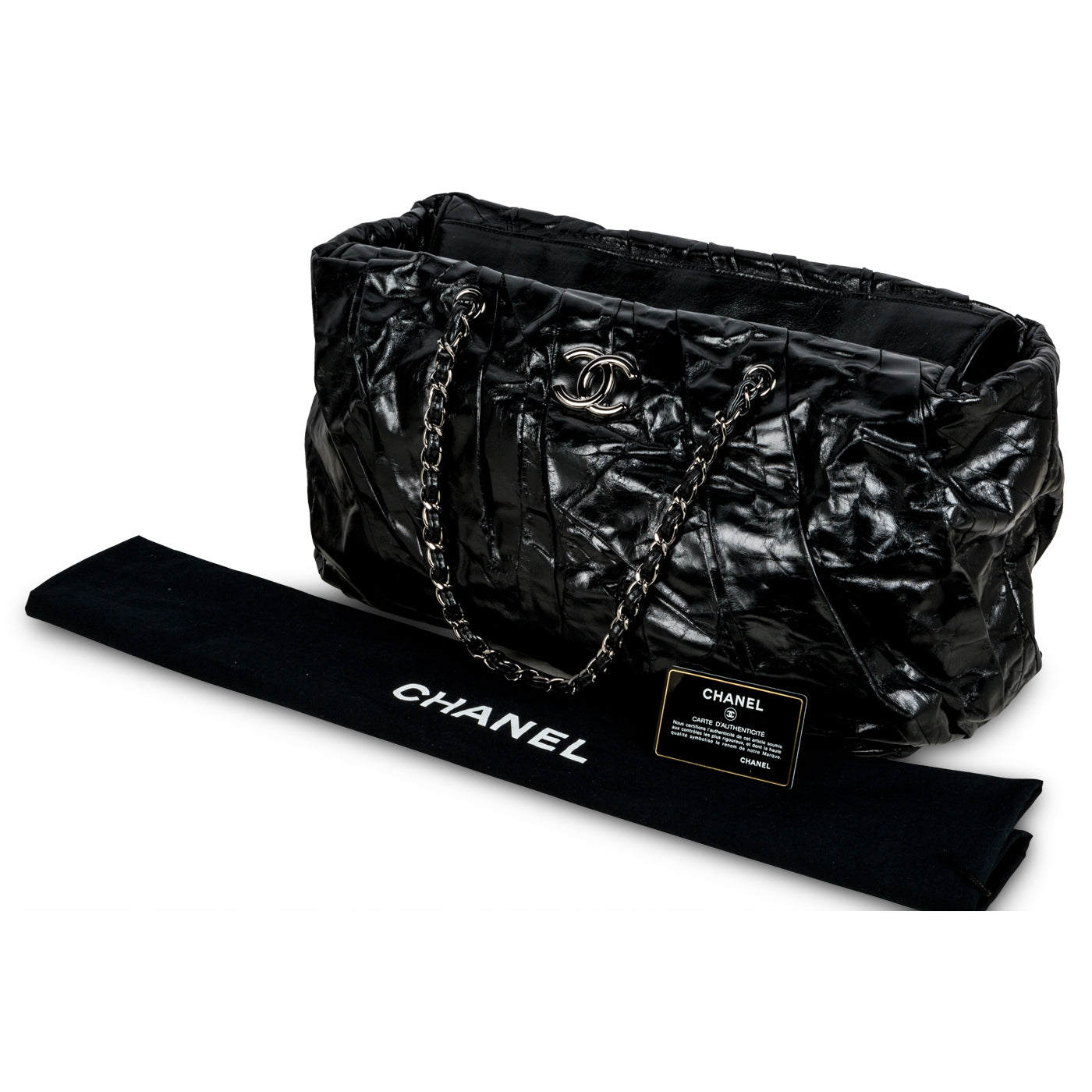 Chanel XL Distressed Shopping Tote