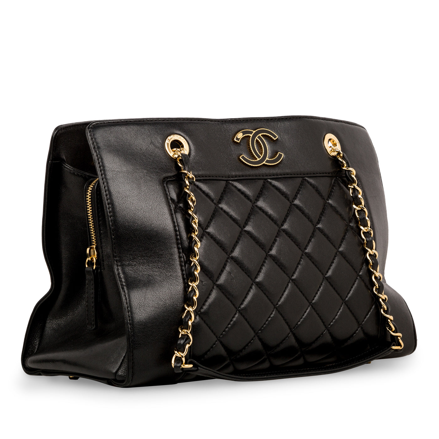 Chanel Quilted Shopper Tote