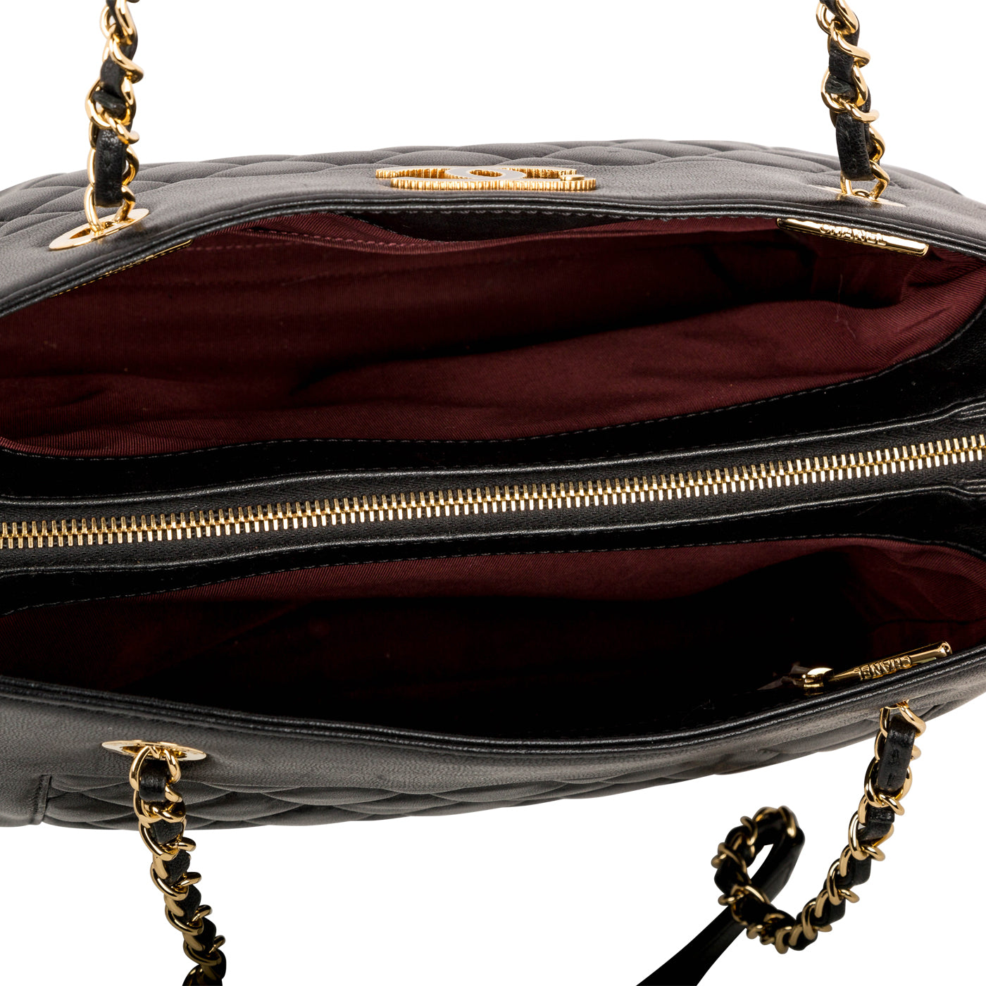 Chanel Quilted Shopper Tote