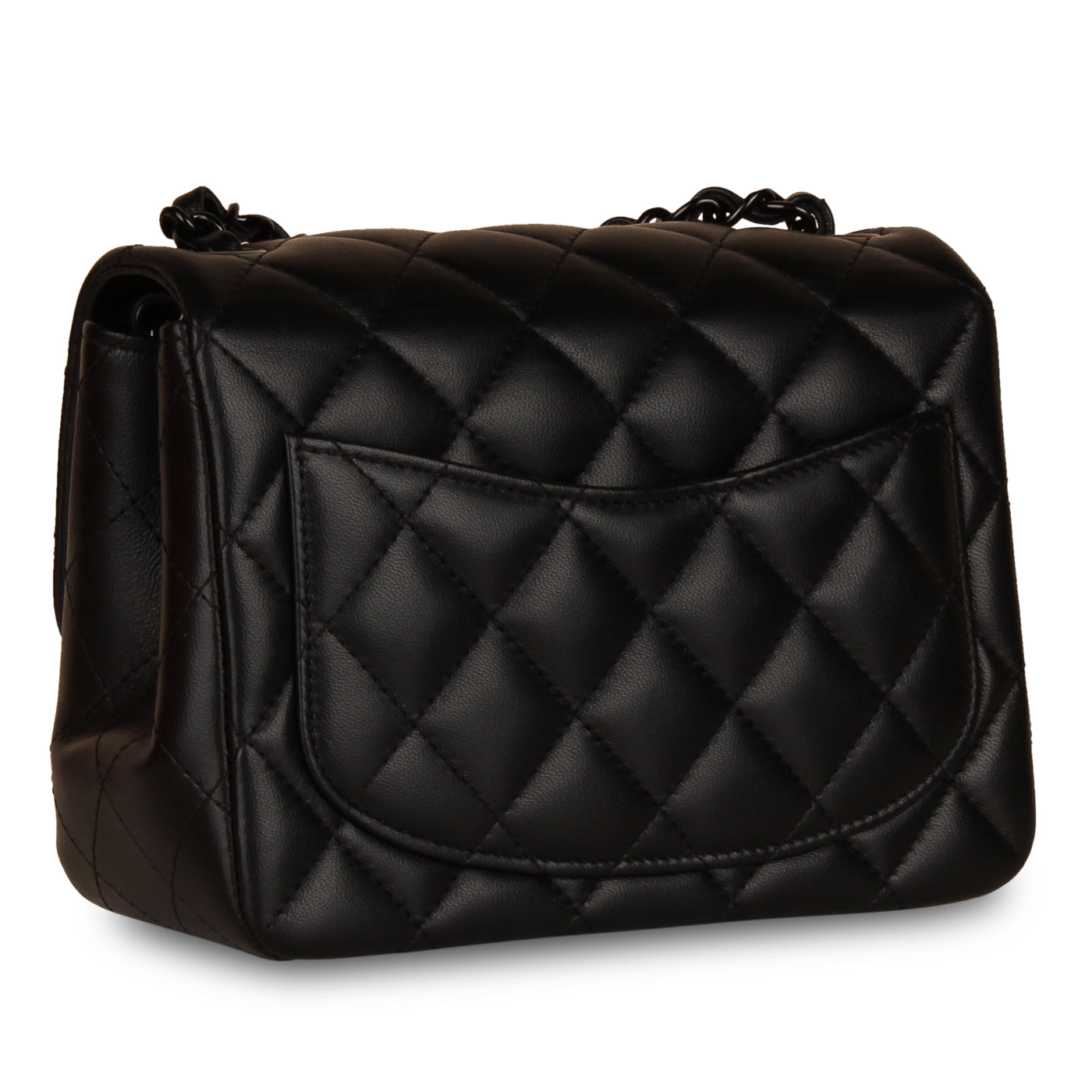 Chanel Classic Flap Bag - Mini Square So Black