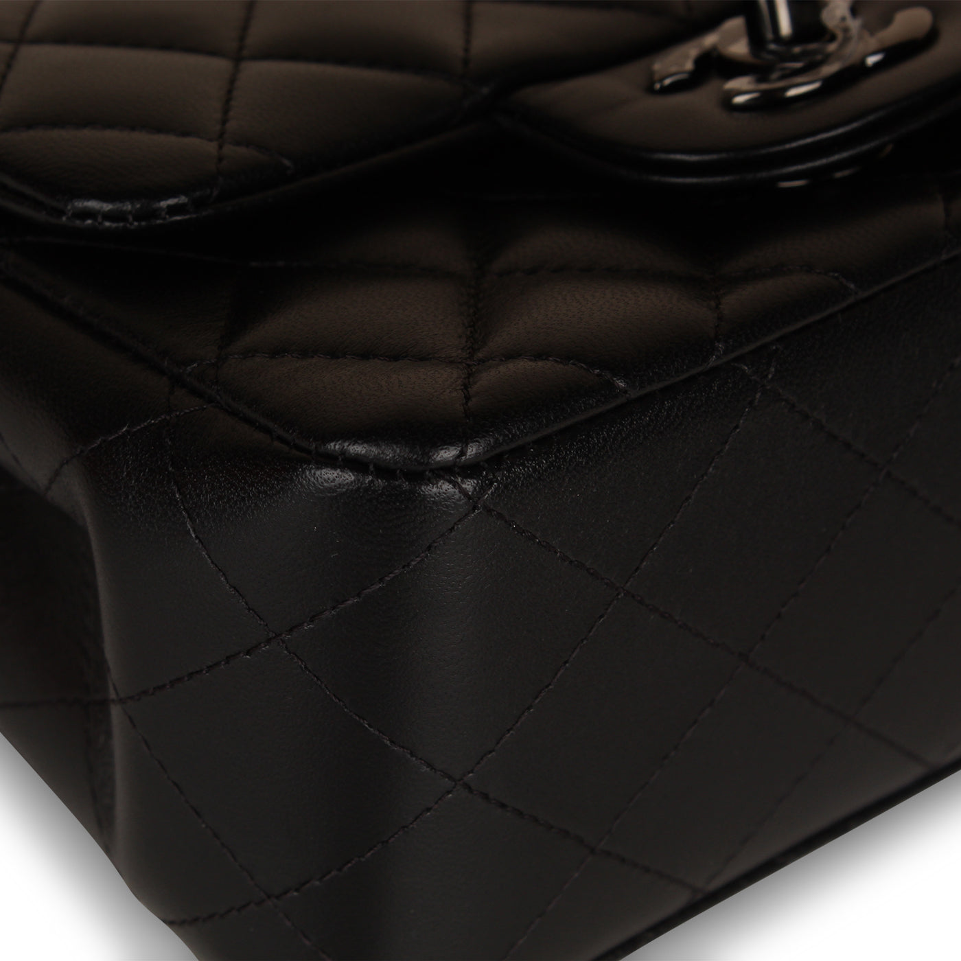 Chanel Classic Flap Bag - Mini Square So Black