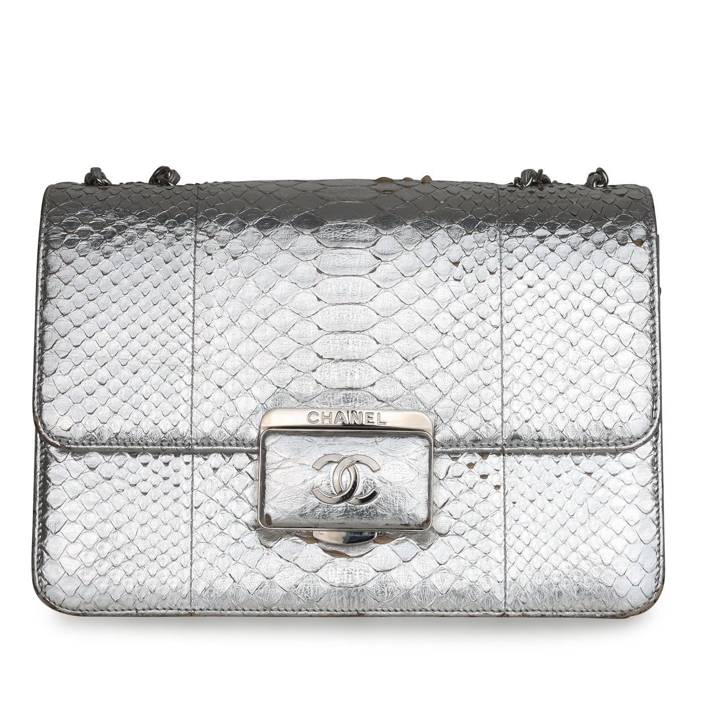 Chanel Python Flap Bag - Metallic