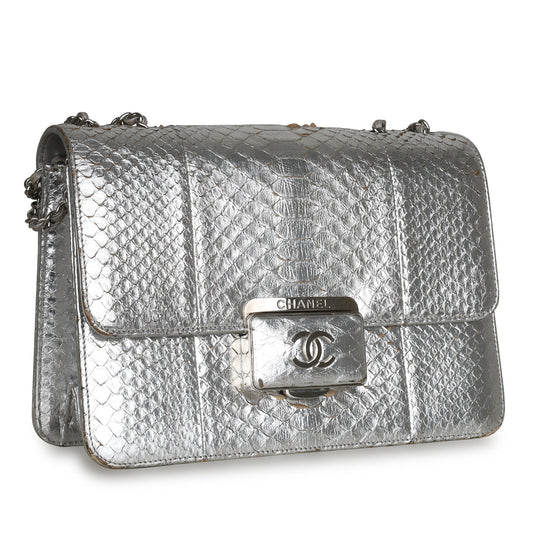 Chanel Python Flap Bag - Metallic
