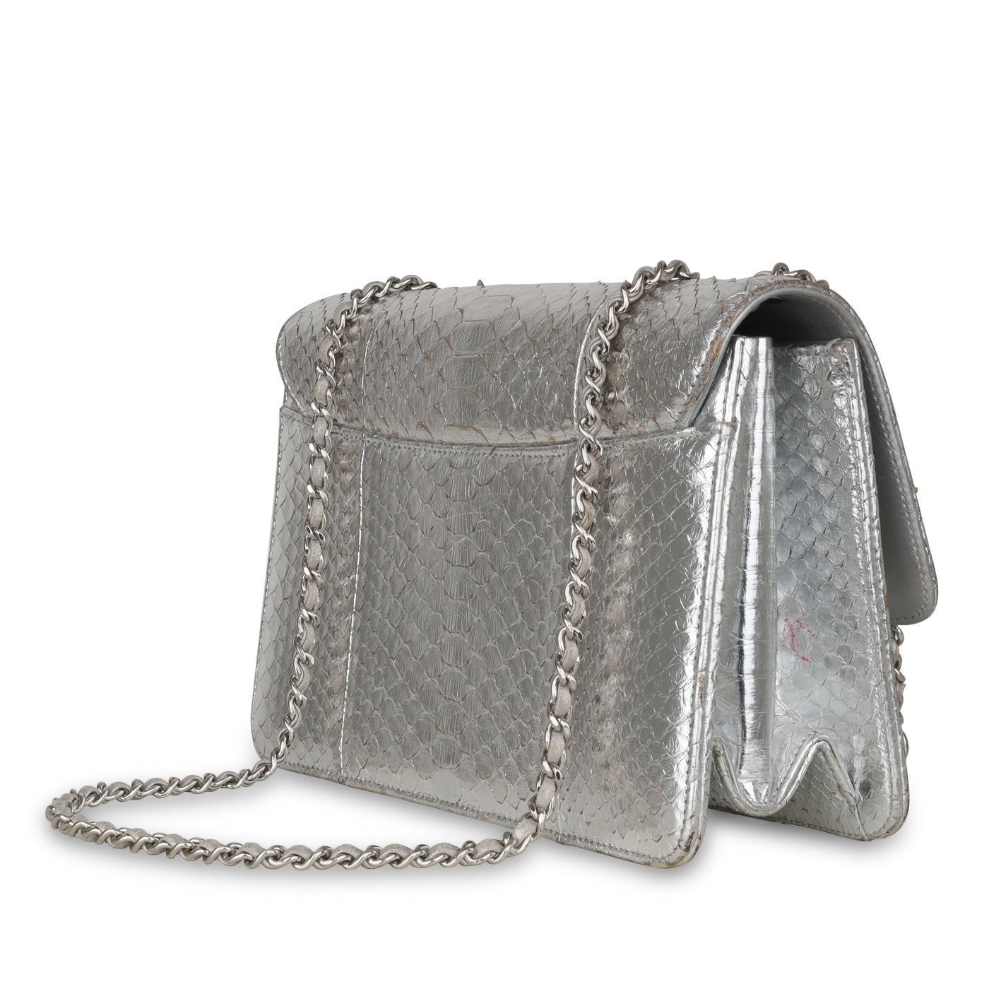 Chanel Python Flap Bag - Metallic