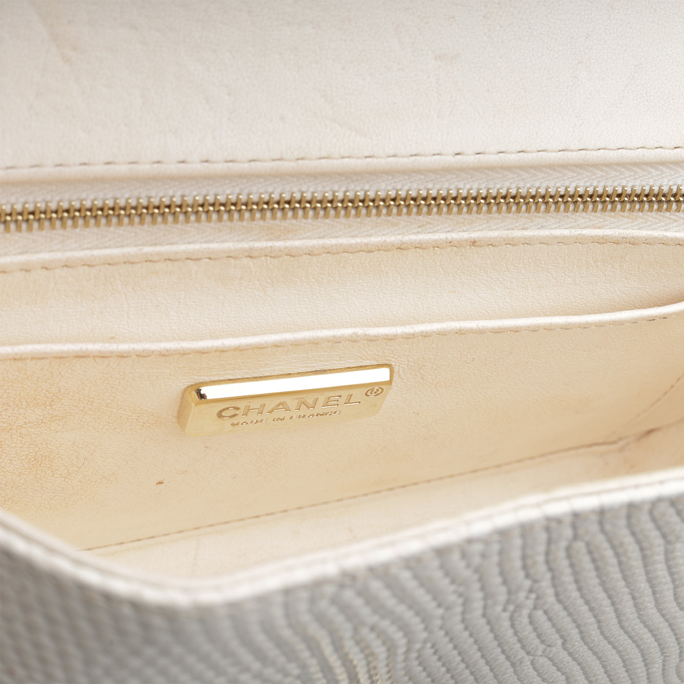 Chanel Lizard Flap Bag