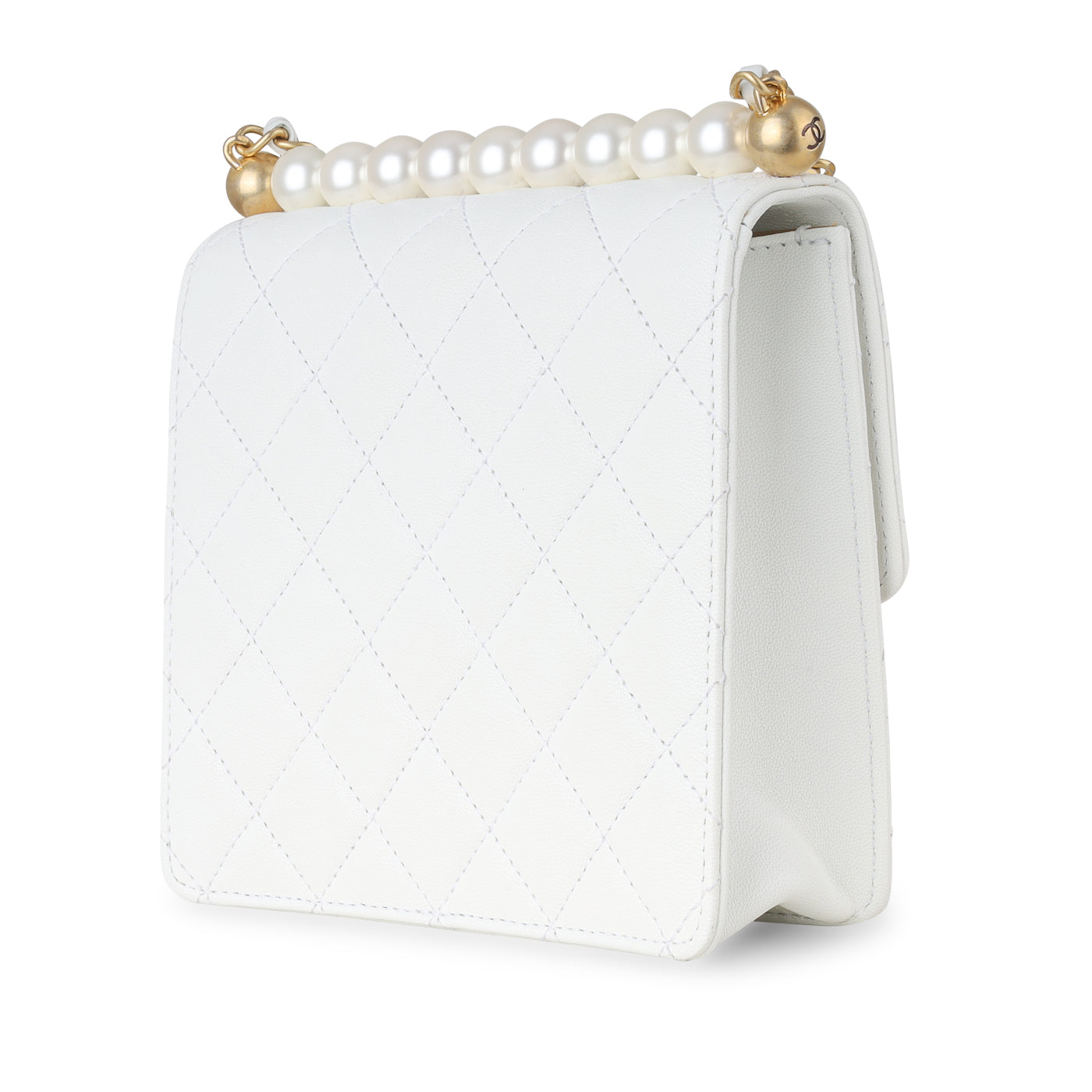 Chanel Vertical Pearl Flap Bag