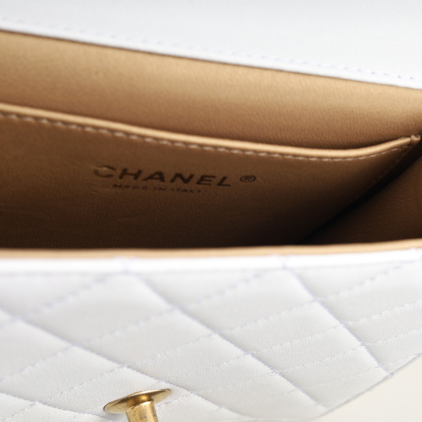 Chanel Vertical Pearl Flap Bag