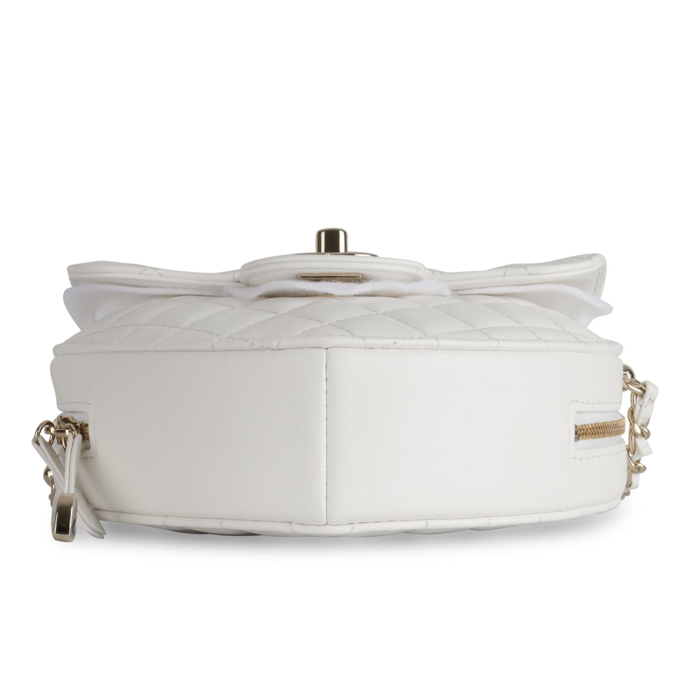 Chanel Large Heart Bag - White