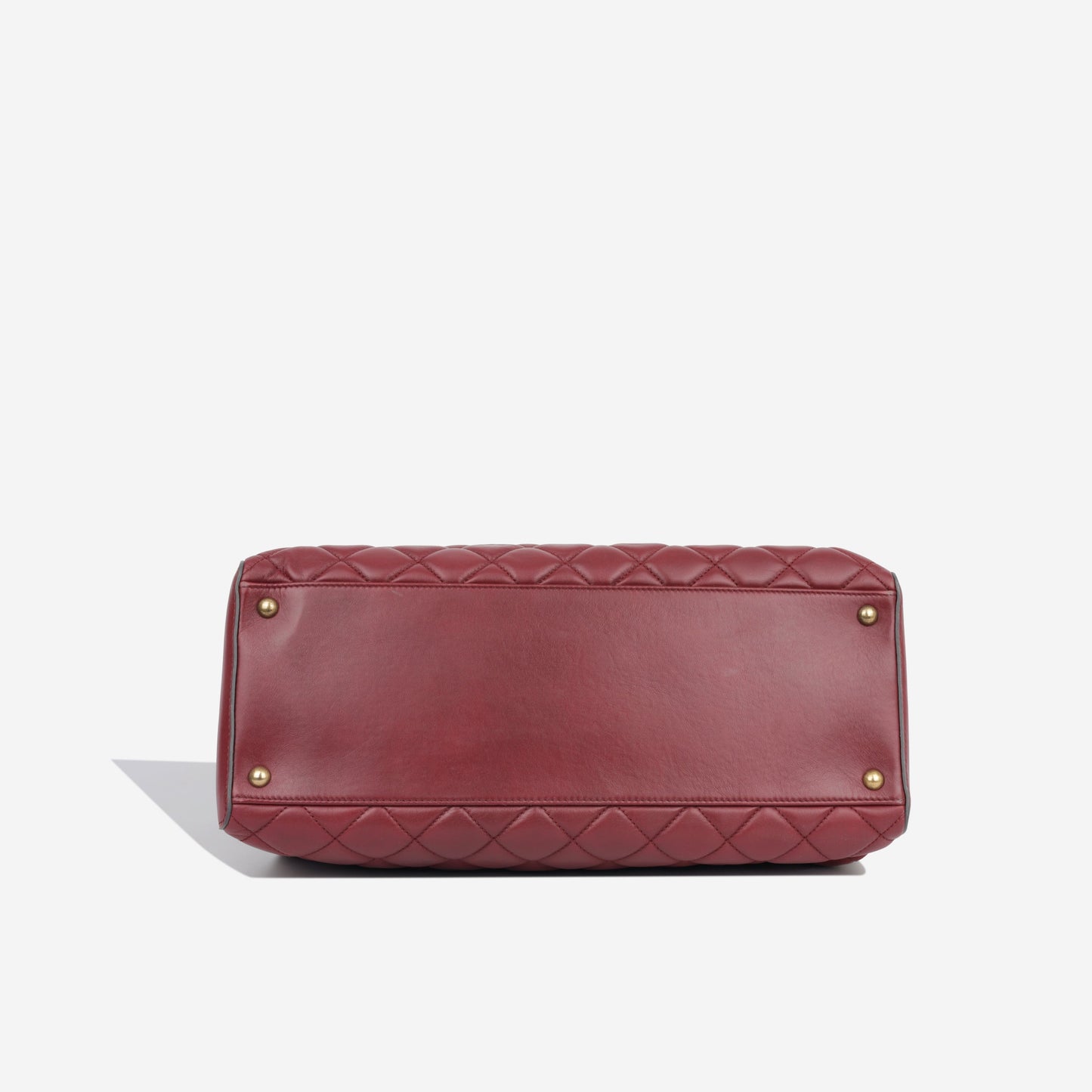 Chanel Large Shopper Tote - Burgundy